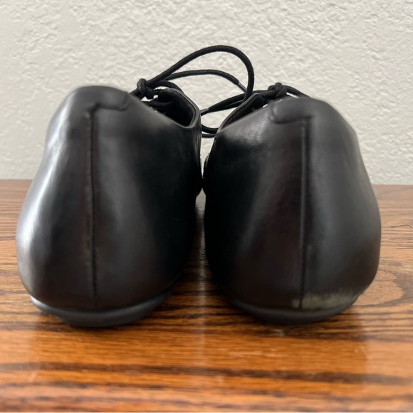 Fitflop Black Lace Tie Up Adeola Derby Oxfords Size 10 - Picture 3 of 9